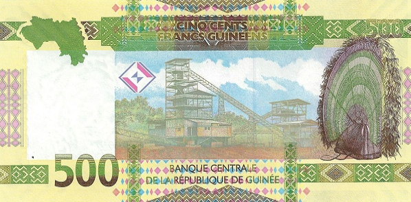 (890) ** PNew (PN52b) Guinea - 500 Francs (2022)